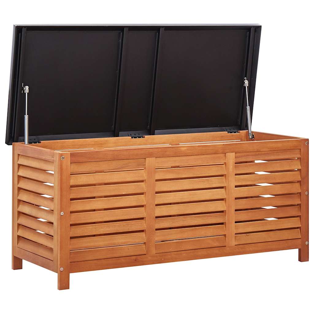 47285 vidaXL Garden Storage Box 117x50x55 cm Solid Eucalyptus Wood 4
