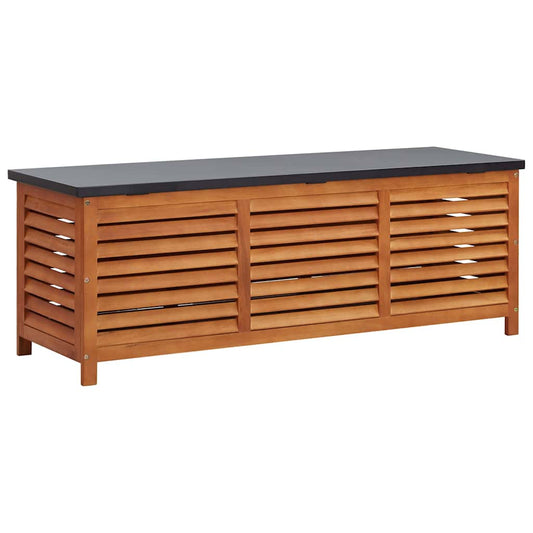 47286 vidaXL Garden Storage Box 150x50x55 cm Solid Eucalyptus Wood 2