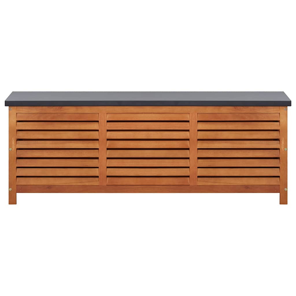 47286 vidaXL Garden Storage Box 150x50x55 cm Solid Eucalyptus Wood 3