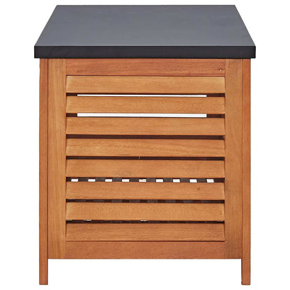 47286 vidaXL Garden Storage Box 150x50x55 cm Solid Eucalyptus Wood 6