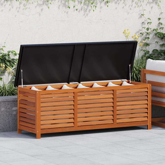 47286 vidaXL Garden Storage Box 150x50x55 cm Solid Eucalyptus Wood 1
