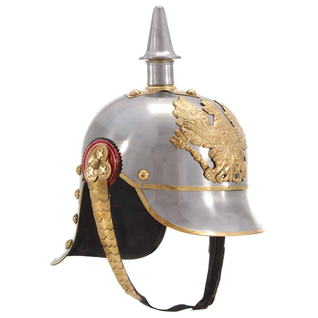 Medieval Knight Helmet Antique Replica LARP Silver Steel Model 7