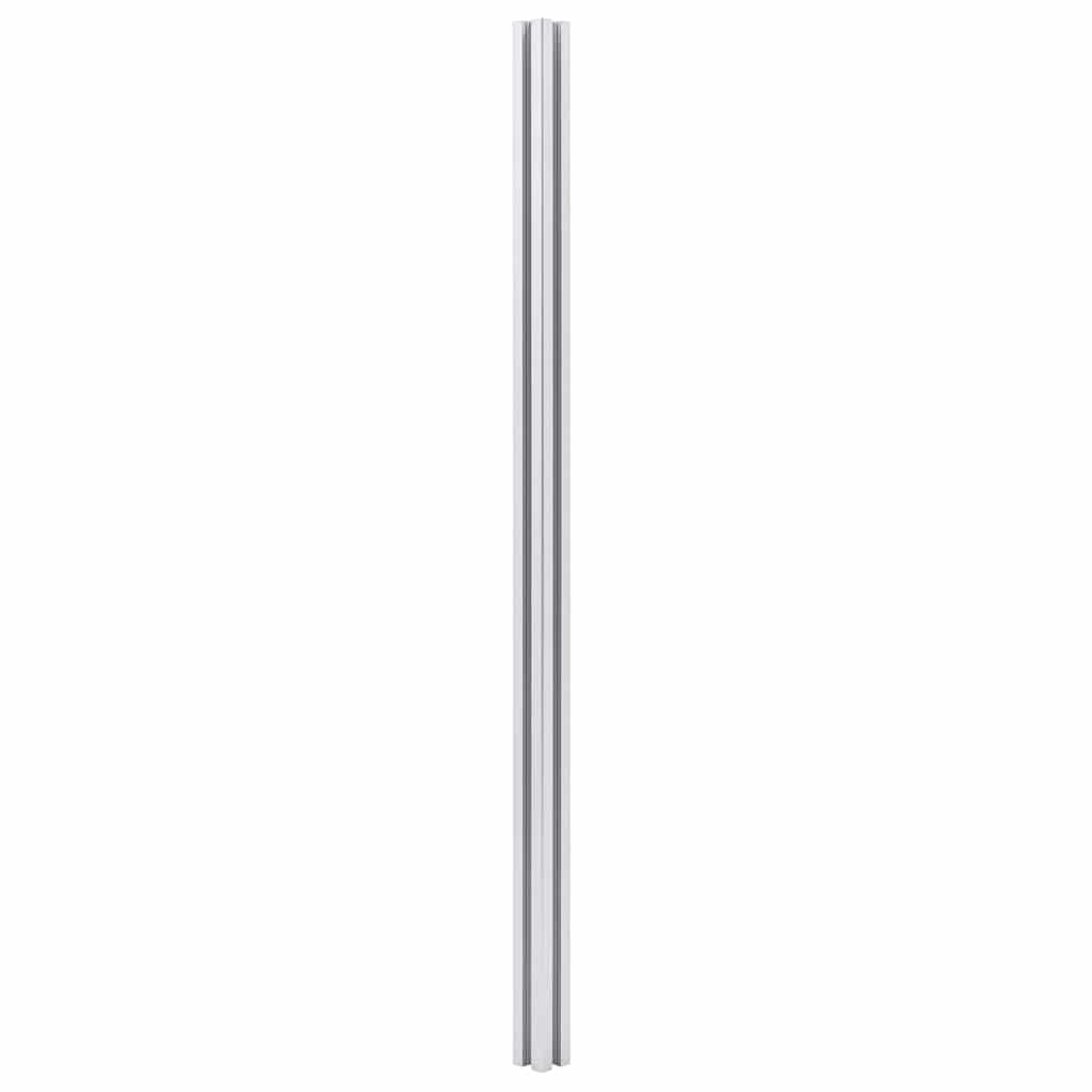 49077 vidaXL Fence Posts 3 pcs Aluminium 185 cm 3