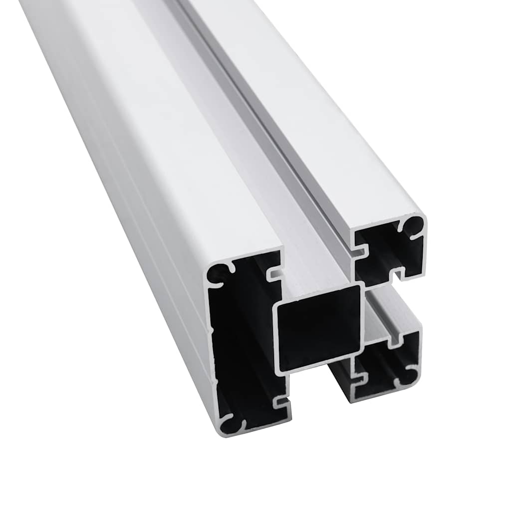 49077 vidaXL Fence Posts 3 pcs Aluminium 185 cm 5