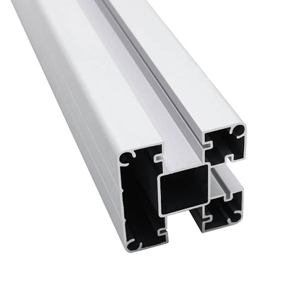 49077 vidaXL Fence Posts 3 pcs Aluminium 185 cm 5