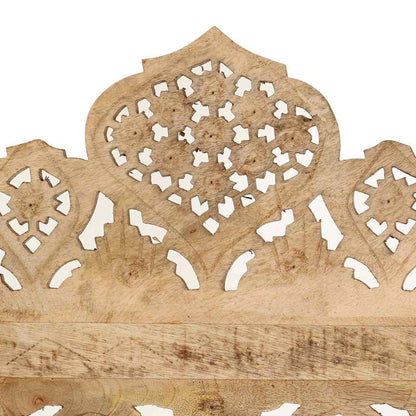 vidaXL Hand carved 5-Panel Room Divider 200x165 cm Solid Mango Wood 4