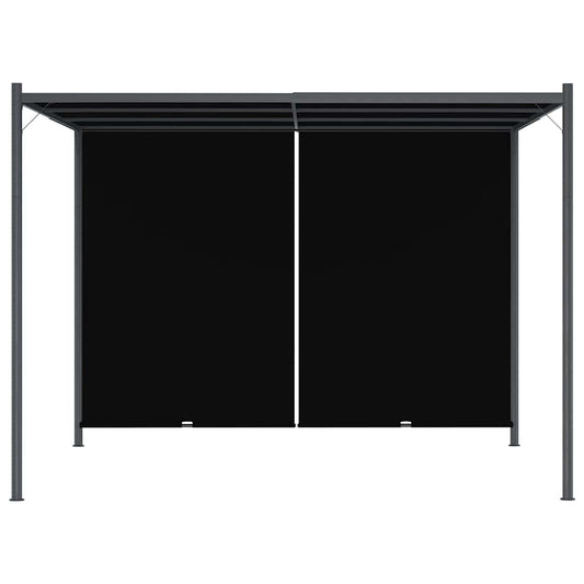 Pergola with Adjustable Roof 3x3 m Steel Anthracite