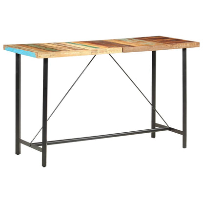 286595 vidaXL Bar Table 180x70x107 cm Solid Reclaimed Wood 1