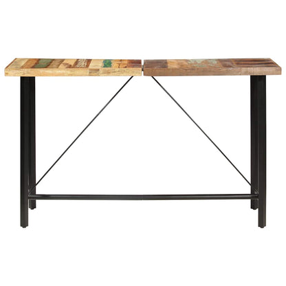 Bar Table 180x70x107 cm Brown Solid reclaimed wood