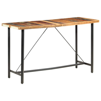 286595 vidaXL Bar Table 180x70x107 cm Solid Reclaimed Wood 5