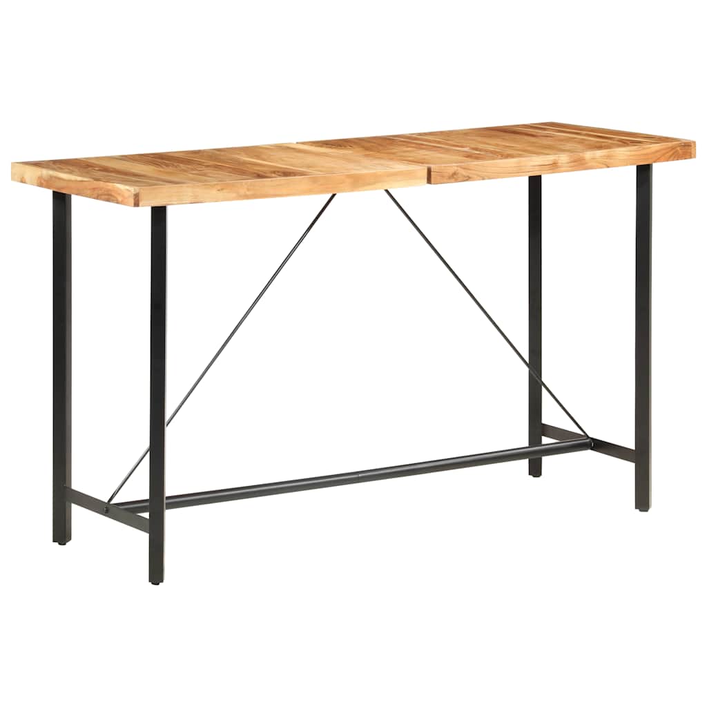 286596 vidaXL Bar Table 180x70x107 cm Solid Acacia Wood 1