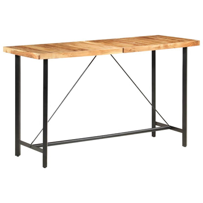 286596 vidaXL Bar Table 180x70x107 cm Solid Acacia Wood 1