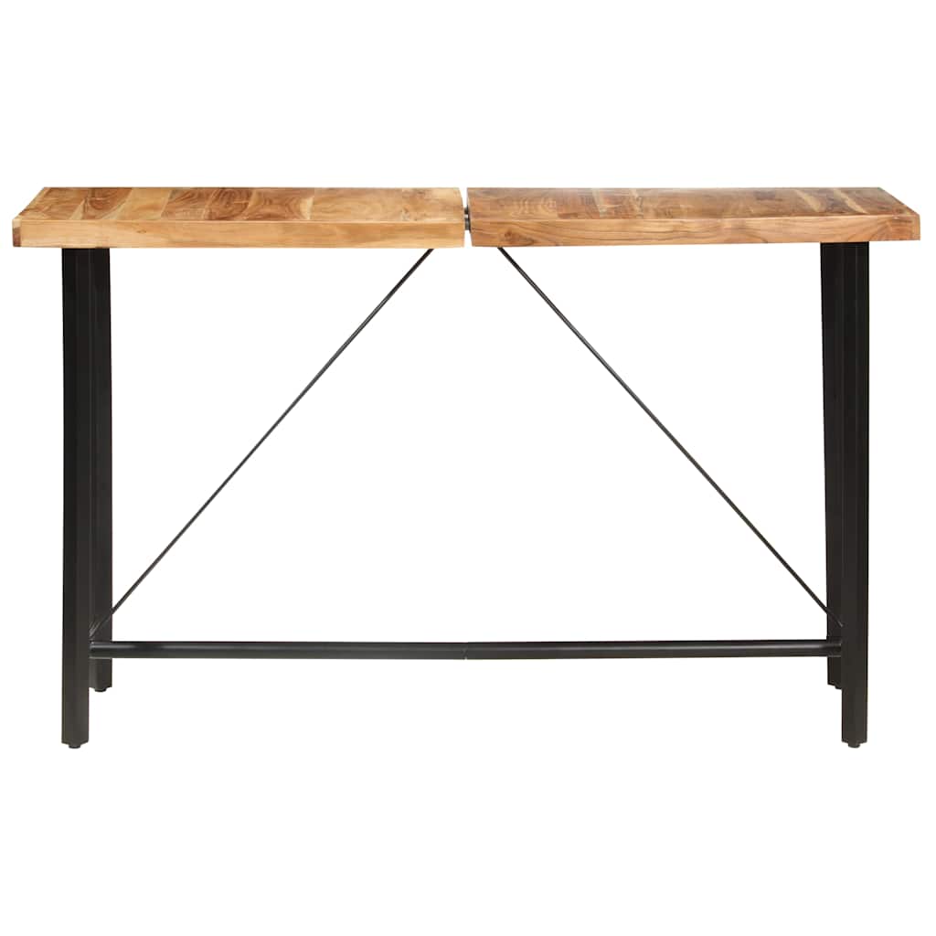 286596 vidaXL Bar Table 180x70x107 cm Solid Acacia Wood 2