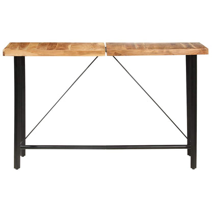 286596 vidaXL Bar Table 180x70x107 cm Solid Acacia Wood 2