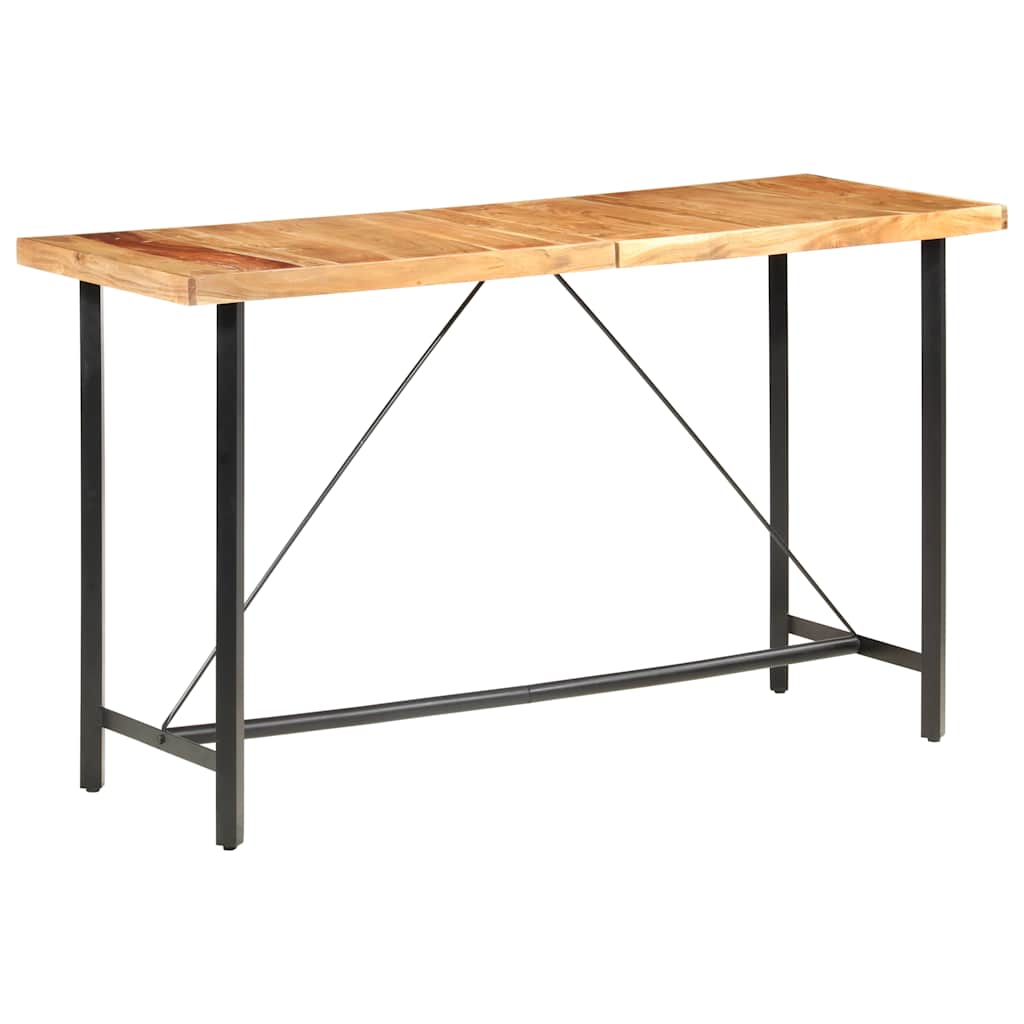 286596 vidaXL Bar Table 180x70x107 cm Solid Acacia Wood 6