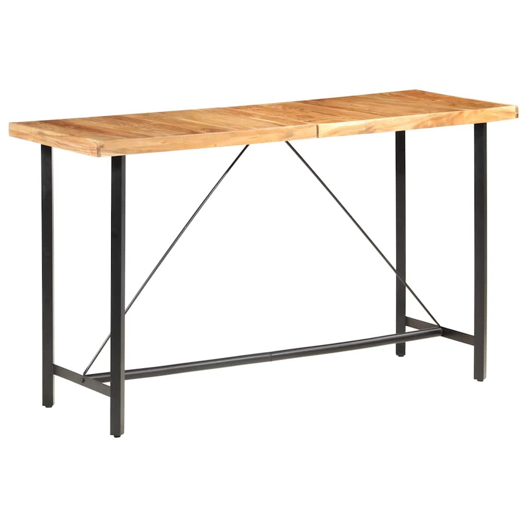 286596 vidaXL Bar Table 180x70x107 cm Solid Acacia Wood 4