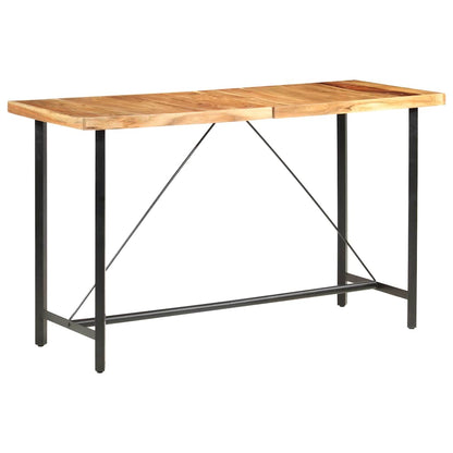 286596 vidaXL Bar Table 180x70x107 cm Solid Acacia Wood 5