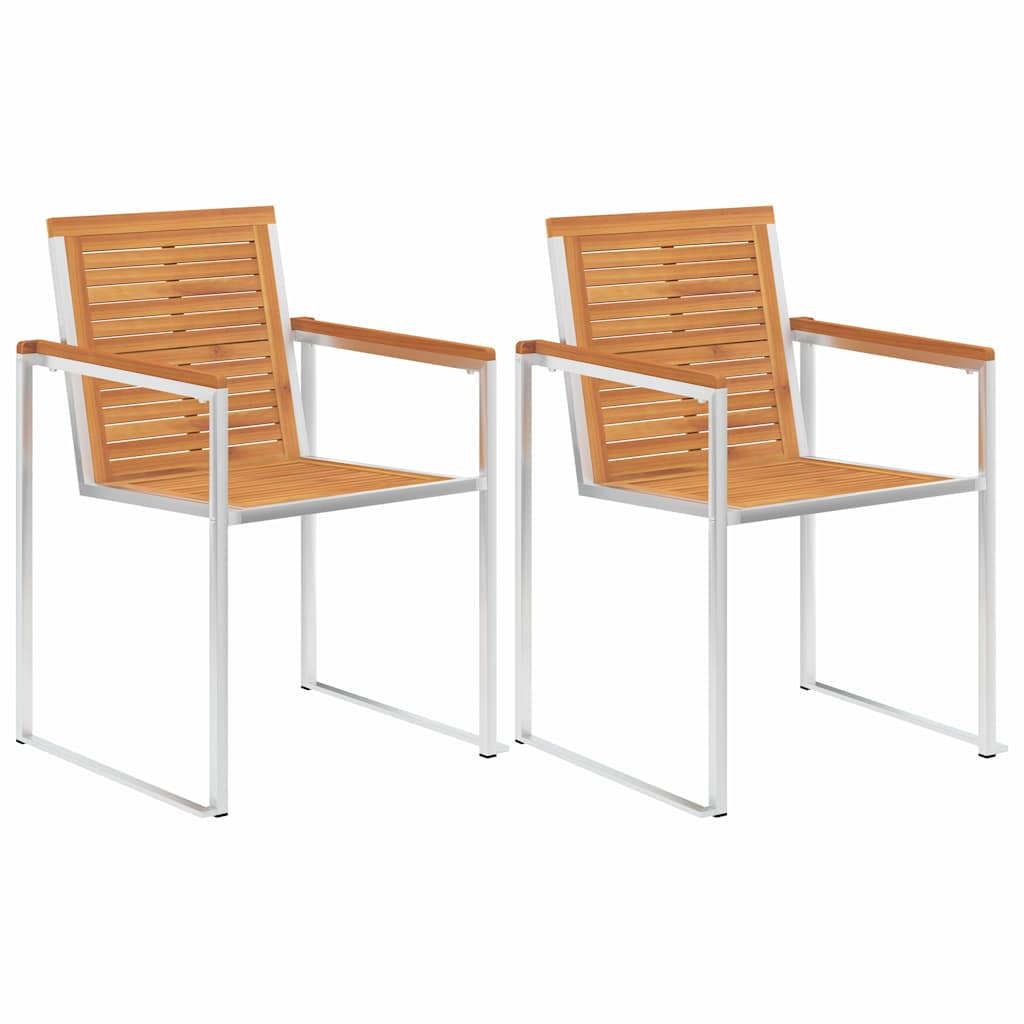 Garden Chairs and Stainless Steel 2
