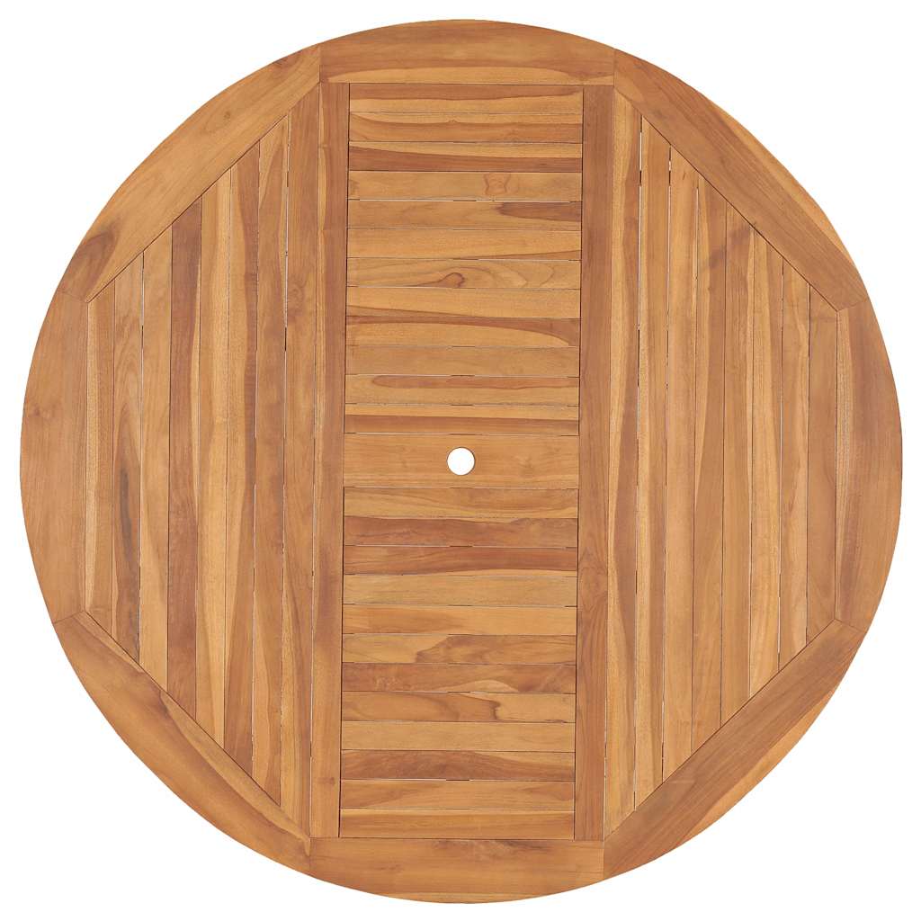 49007 vidaXL Garden Table 150x76 cm Solid Teak Wood 4