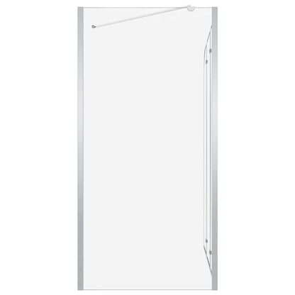 vidaXL Bath Enclosure 120x69x130 cm Tempered Glass Transparent 5