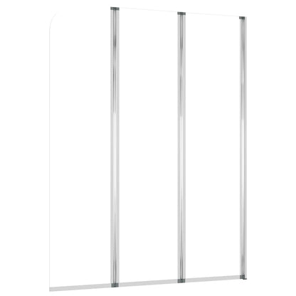 vidaXL Bath Enclosures 2 pcs 104x130 cm Tempered Glass Transparent 6