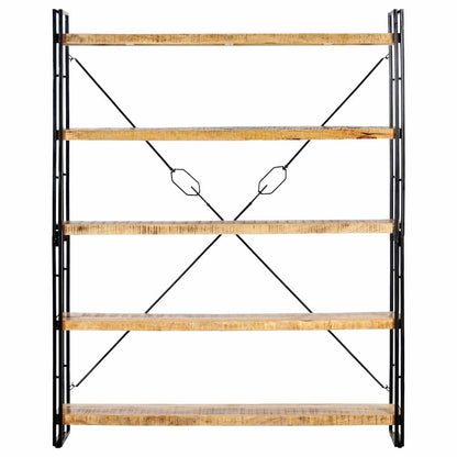 5-Tier Bookcase Brown Height 180 cm 140 cm Solid mango wood