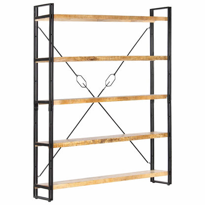 5-Tier Bookcase Brown Height 180 cm 140 cm Solid mango wood