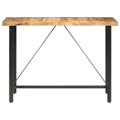 286612 vidaXL Bar Table 150x70x107 cm Rough Mango Wood 2