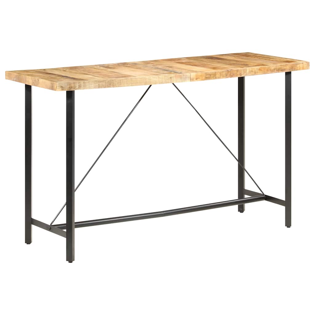 Bar Table 180 cm 70 cm Rough mango wood