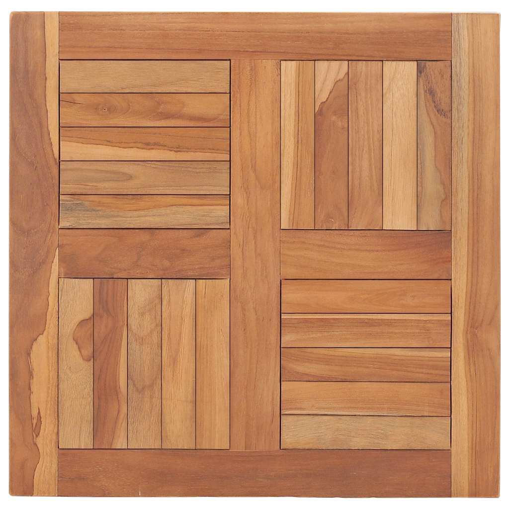 Table Top Solid Teak Wood 2,5 cm 40 cm 60 cm 60 cm Square