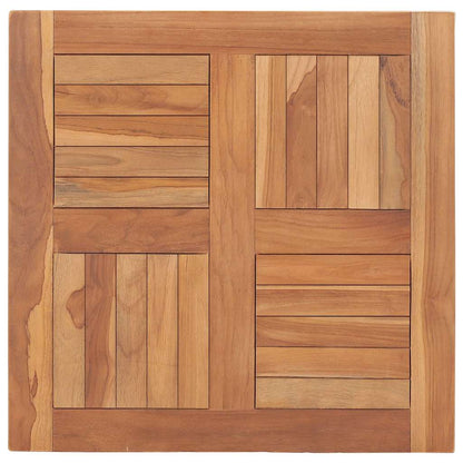 Table Top Solid Teak Wood 2,5 cm 40 cm 60 cm 60 cm Square
