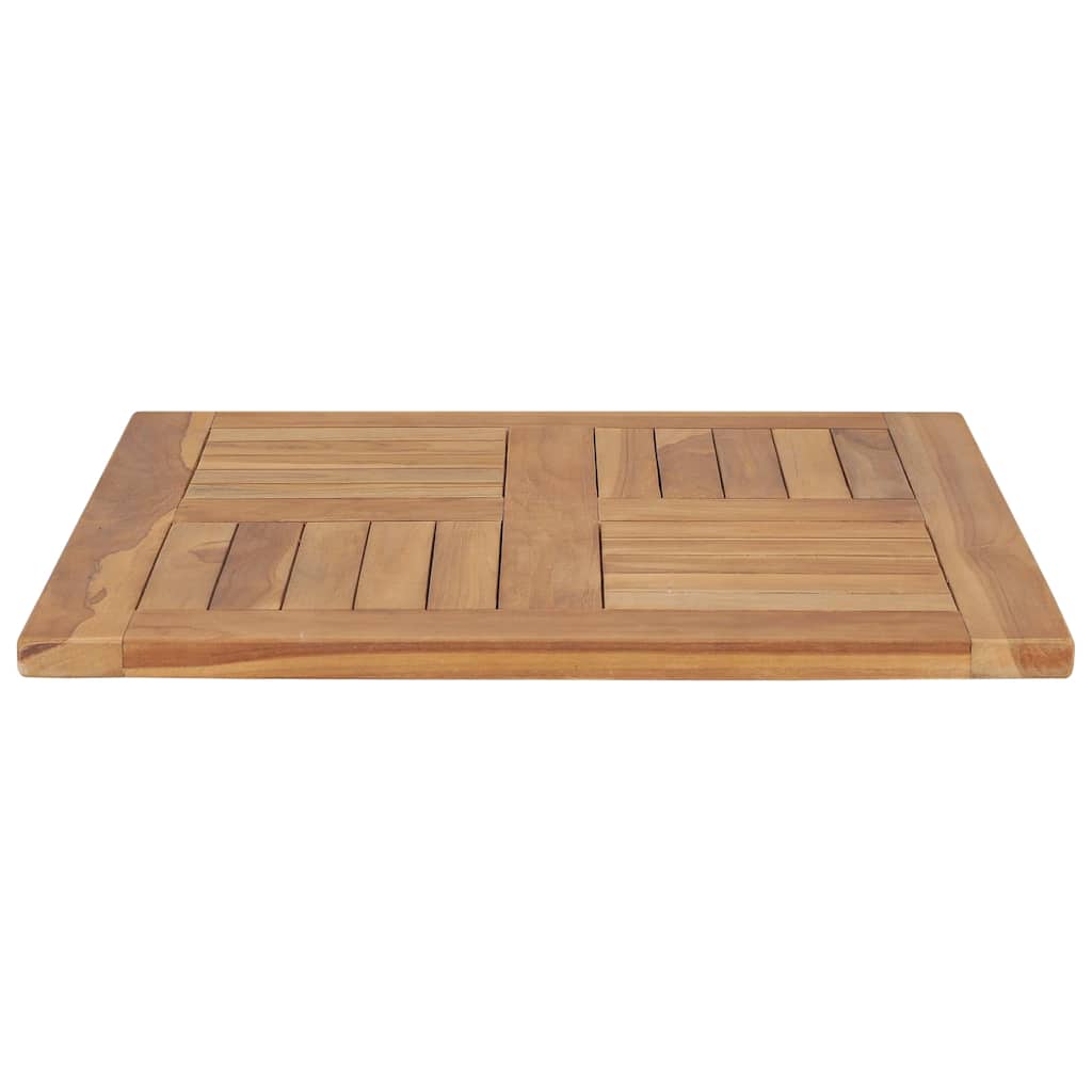 Table Top Solid Teak Wood 2,5 cm 40 cm 60 cm 60 cm Square