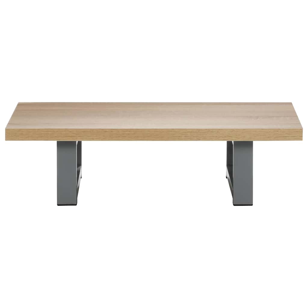 Two Bathroom Furniture Set Ceramic Oak 2 pcs Brown 60 cm shelf and 40 cm oval-shaped basin