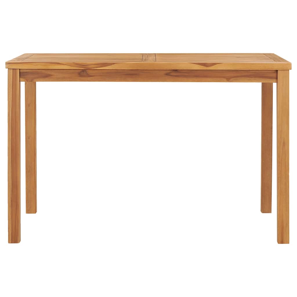 49360 vidaXL Garden Dining Table 120x70x77 cm Solid Teak Wood 2