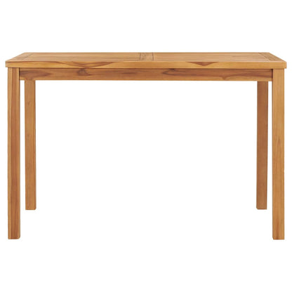 49360 vidaXL Garden Dining Table 120x70x77 cm Solid Teak Wood 2
