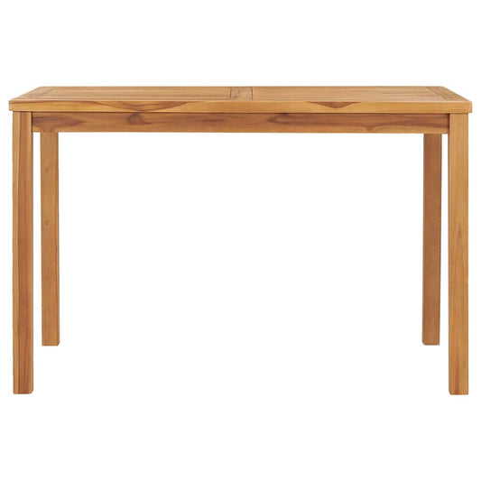 49360 vidaXL Garden Dining Table 120x70x77 cm Solid Teak Wood 2