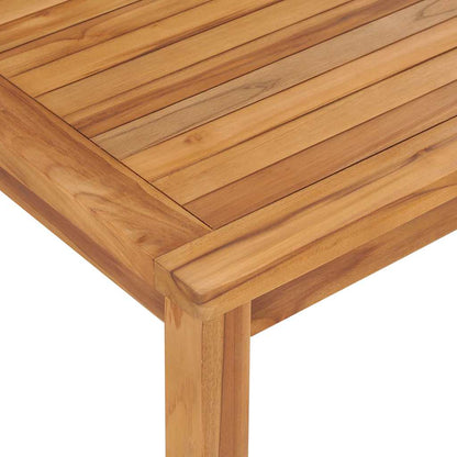 49360 vidaXL Garden Dining Table 120x70x77 cm Solid Teak Wood 4