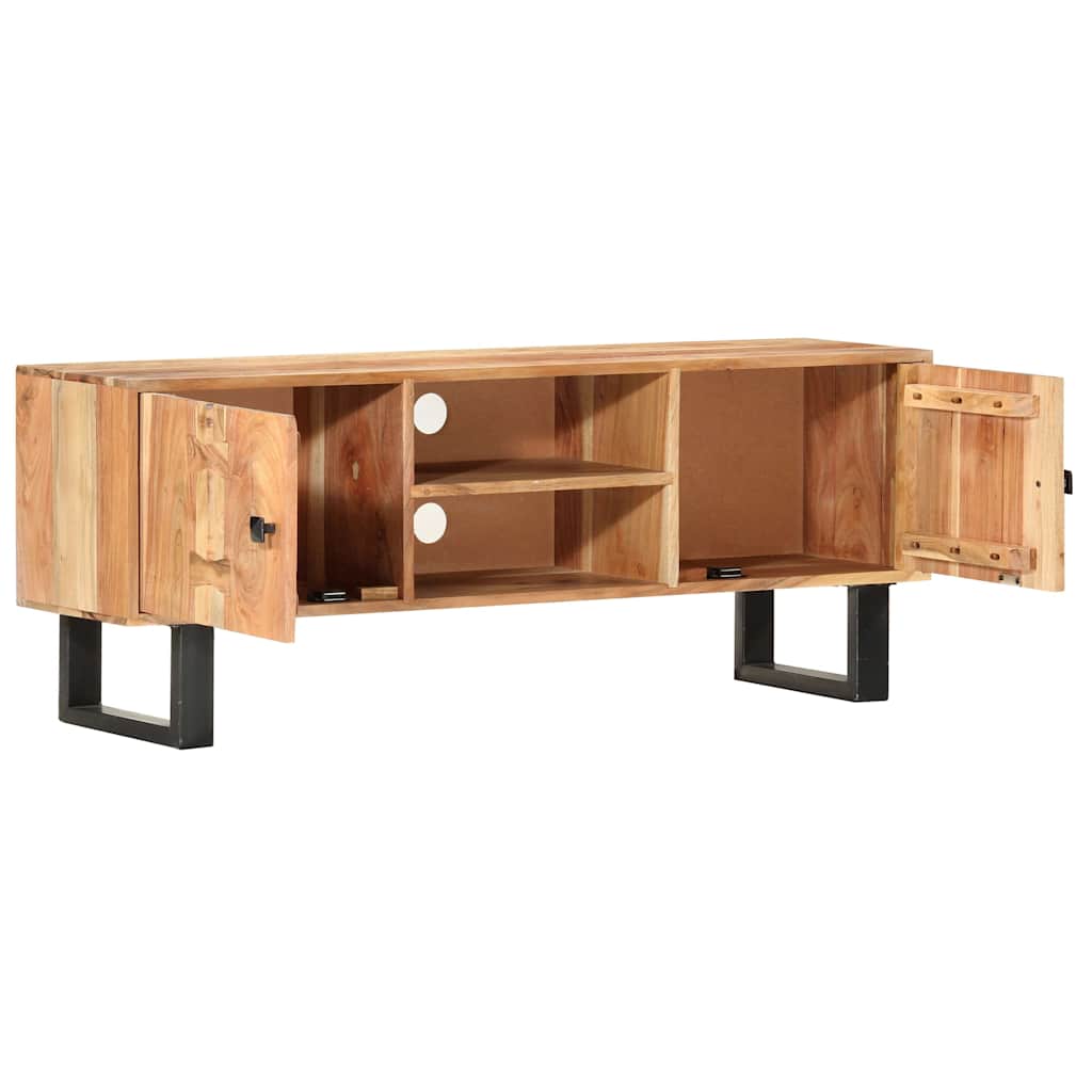 287341 vidaXL TV Cabinet 118x30x45 cm Solid Acacia Wood 2