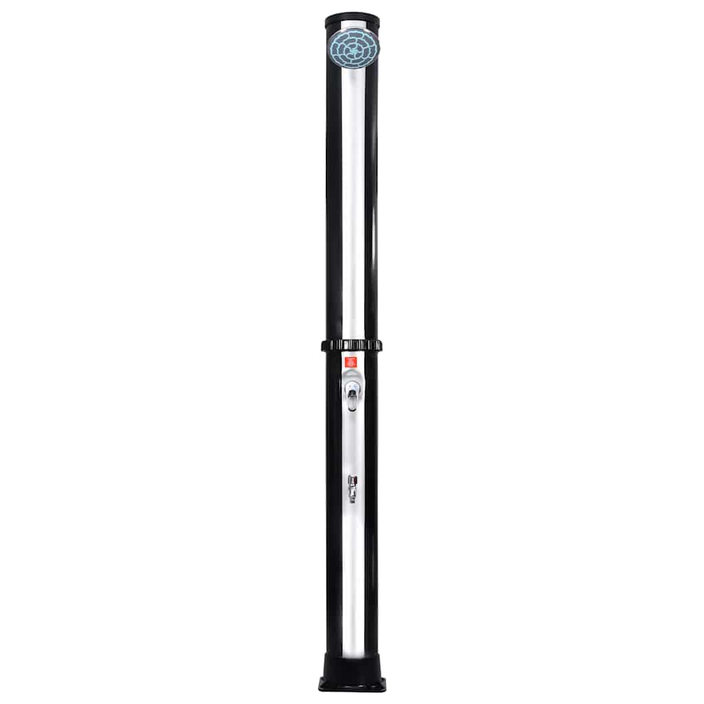 92391 vidaXL Outdoor Solar Shower with Shower Head and Faucet 40 L 3