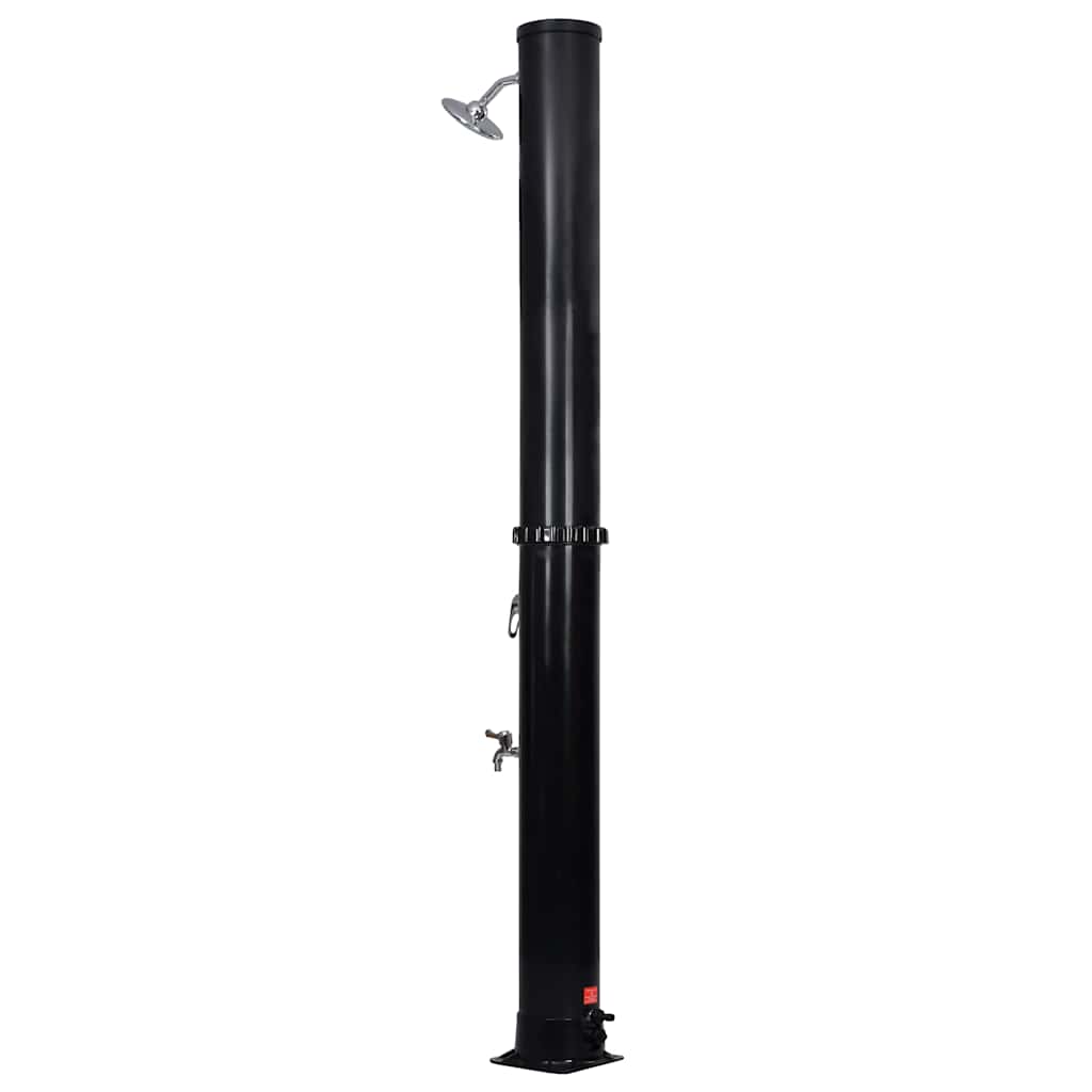 92391 vidaXL Outdoor Solar Shower with Shower Head and Faucet 40 L 5