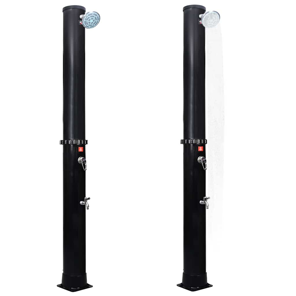 vidaXL Outdoor Solar Shower with Shower Head and Faucet 40 L 3