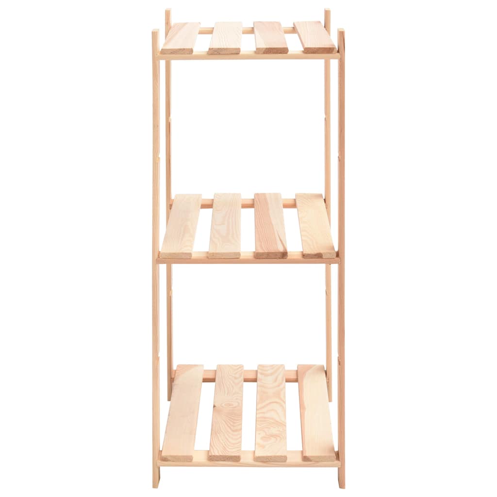 vidaXL 3-Tier Storage Racks 10 pcs 60x38x90 cm Solid Pinewood 150 kg 4