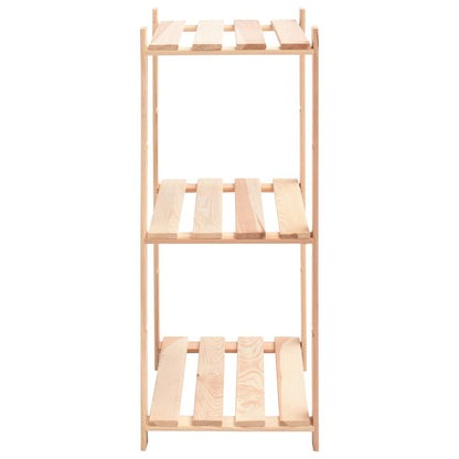 vidaXL 3-Tier Storage Racks 10 pcs 60x38x90 cm Solid Pinewood 150 kg 4
