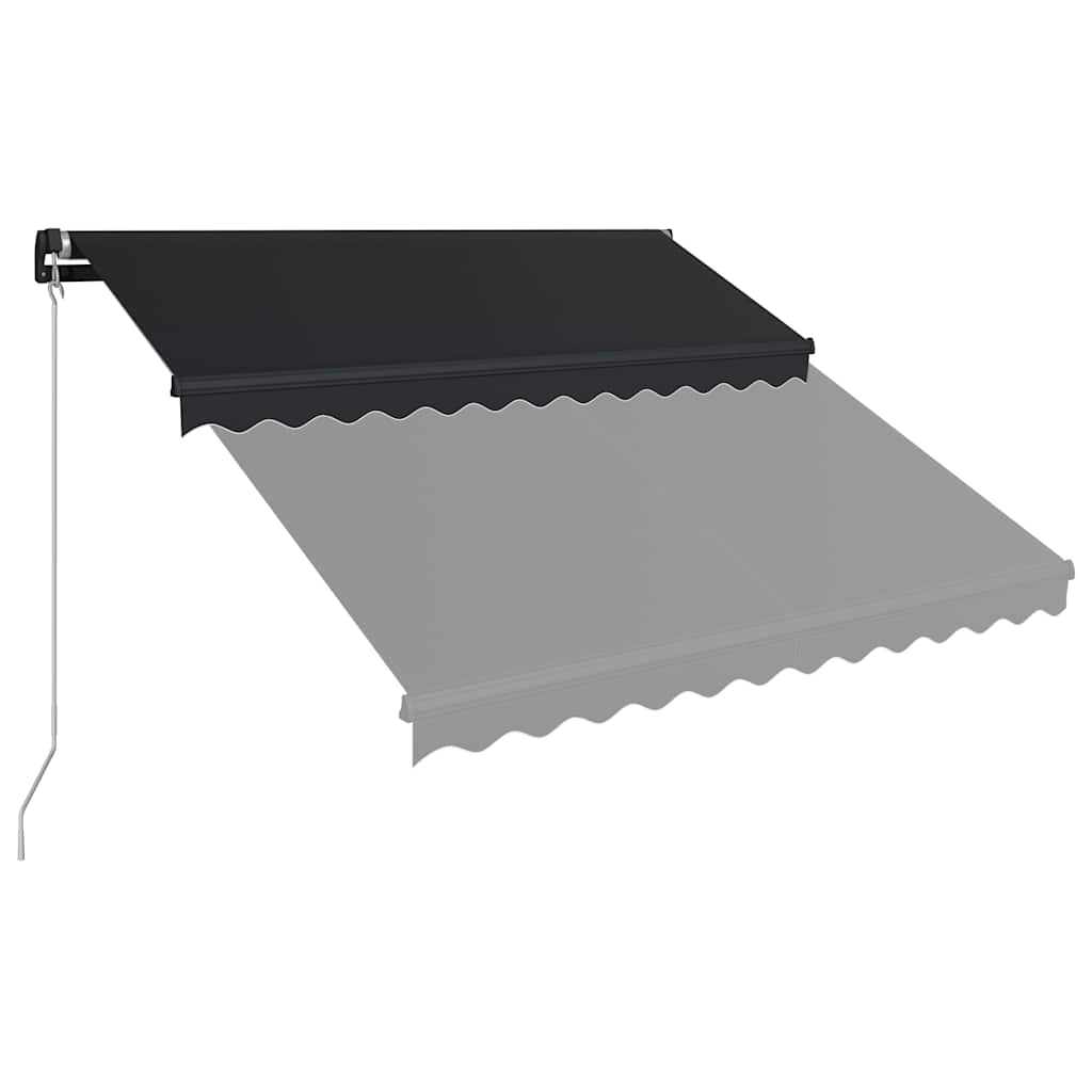 Manual Retractable Awning Drop 250 cm Anthracite