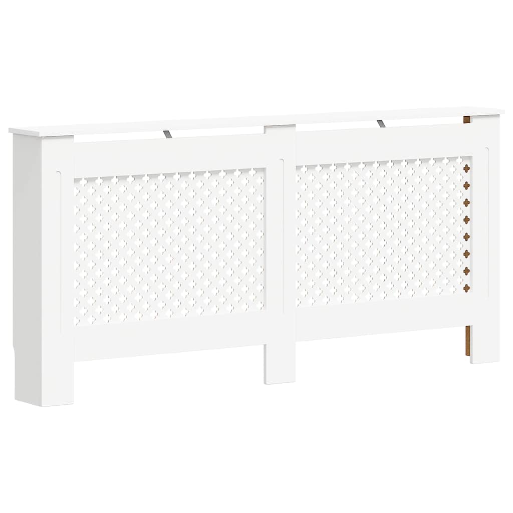 vidaXL Radiator Covers 2 pcs White 172x19x81.5 cm MDF 4