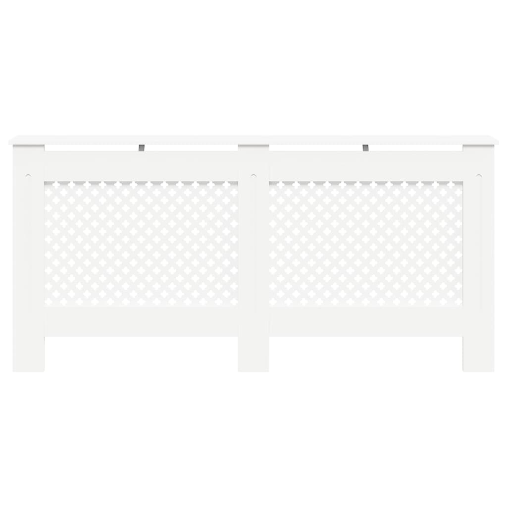 vidaXL Radiator Covers 2 pcs White 172x19x81.5 cm MDF 5
