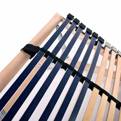 vidaXL Slatted Bed Bases without Mattress 2 pcs with 42 Slats 90x200cm 5