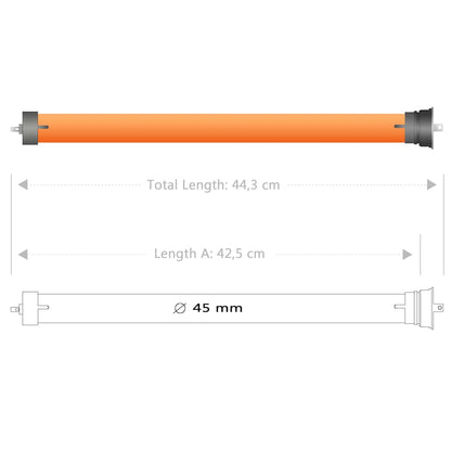 vidaXL Tubular Motors 6 pcs 10 Nm 6