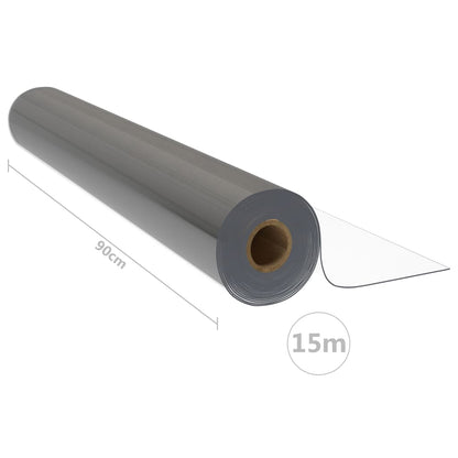 vidaXL Table Protector Roll Transparent 0.9x15 m 1.6 mm PVC 6