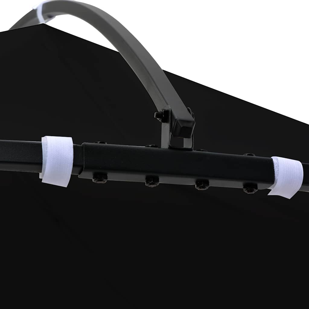vidaXL Gazebo | Anthracite and Black | Powder-coated iron, Polyester | Large 3